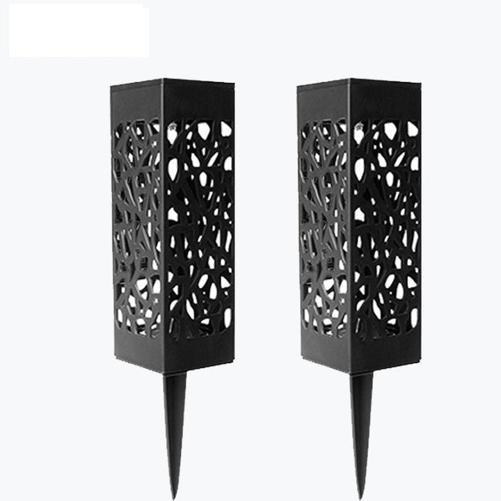 Gedetailleerde weergave van een waterdichte solar tuinlamp met geïntegreerde LED-verlichting en moderne behuizing.