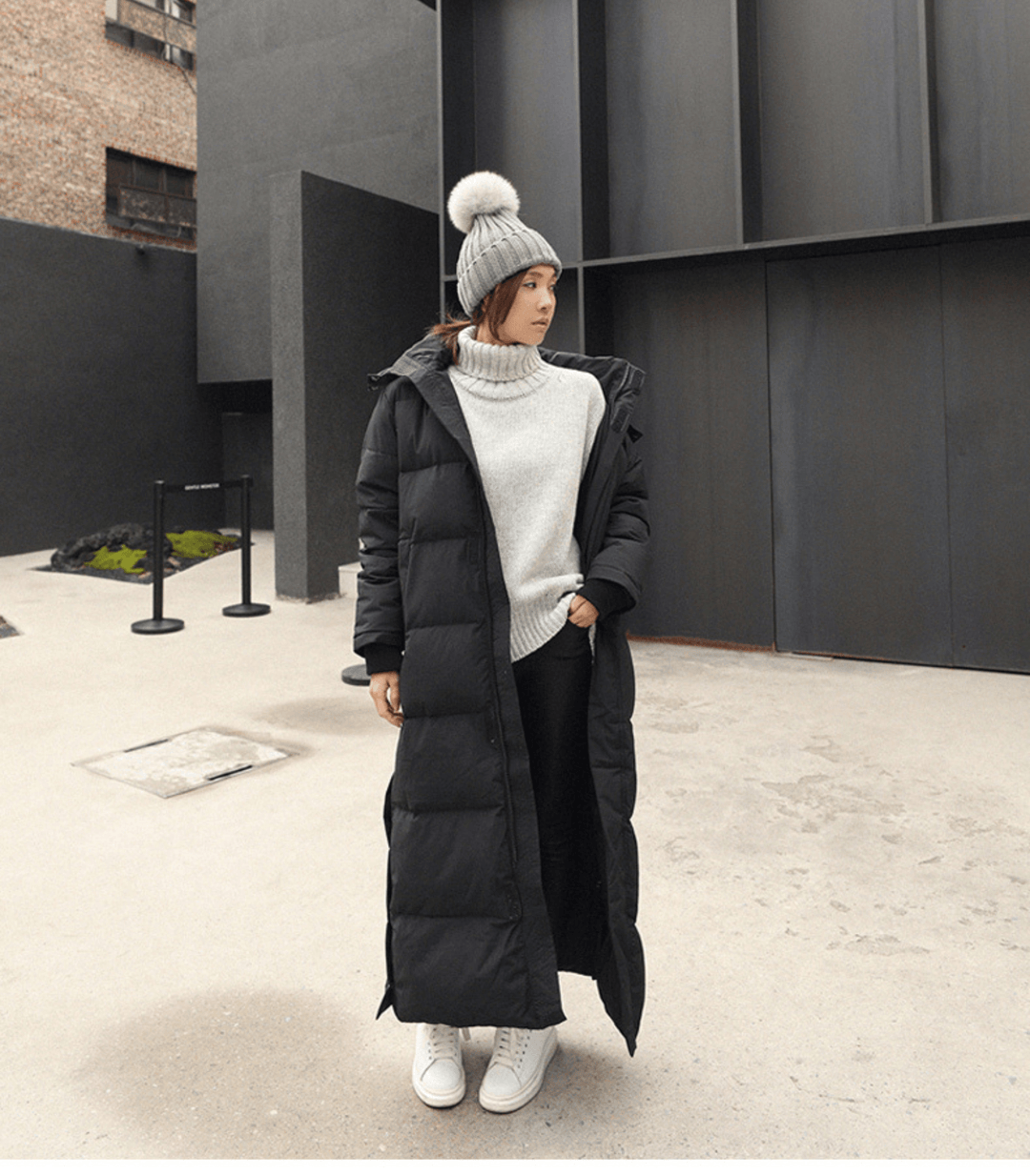 Warme, wind- en waterdichte oversized dames winterparka 'Luna'. Perfecte bescherming tegen winterkou.