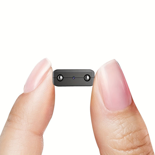"Ultra-compacte Full HD mini camera met nachtzicht, draagbare veiligheidscamera, zwart, technologie en gadgets"