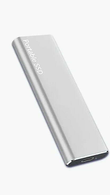"Ultra dunne 4 TB externe harde schijf met USB-C aansluiting, slank en draagbaar ontwerp, snelle en ruime opslag."