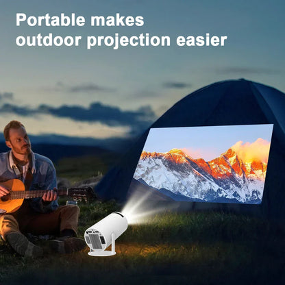 "Ultra HD projector met strak ontwerp, compact en draagbaar. Verbluffende helderheid, geschikt voor elk interieur."
