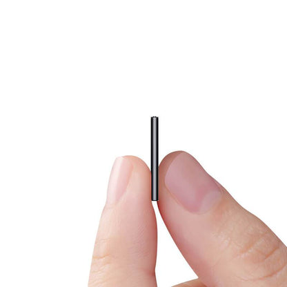 "Ultradunne Mini Spy Microfoon Recorder, 5mm dik, zwart ontwerp, voor discreet en krachtig audiovastleggen."