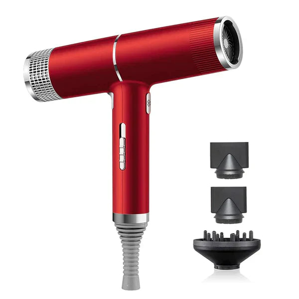 Sneldrogende haardroger met ionen voor gezond, glanzend haar. Perfect voor dagelijks gebruik of styling.