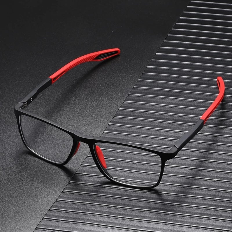 "Ultralichte multifocale leesbril, polycarbonaat, stijlvol design voor mannen en vrouwen, duurzaam en comfortabel accessoires