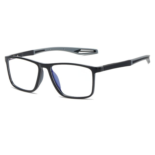 "Ultralichte multifocale leesbril, polycarbonaat, stijlvol design voor mannen en vrouwen, duurzaam en comfortabel accessoires