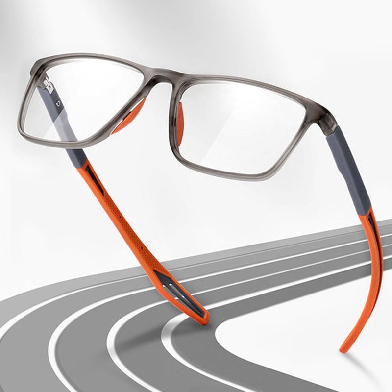 "Ultralichte multifocale leesbril van polycarbonaat voor dames en heren, stijlvol ontwerp met helder zicht en comfort."