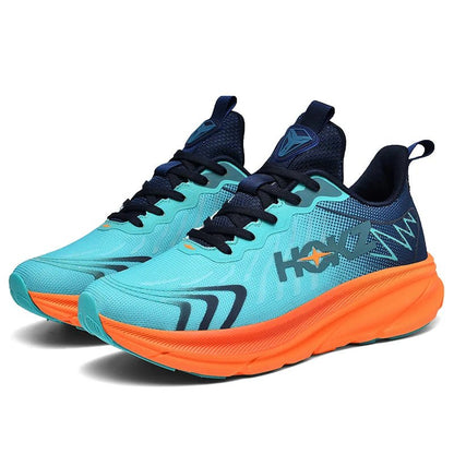 "Ultralichte unisex sportschoenen met futuristisch ontwerp en verhoogde zool voor hardlopen en fitness in diverse kleuren."