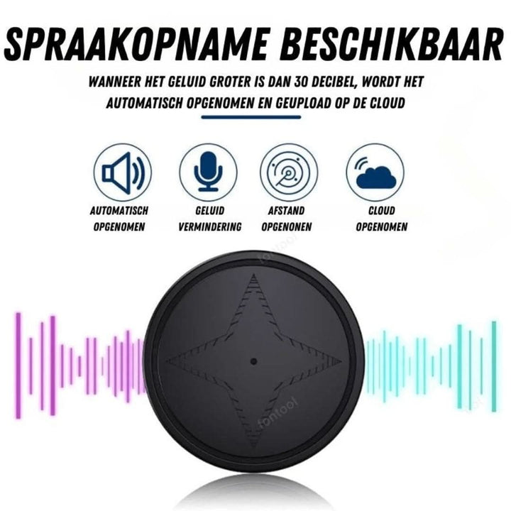 Draagbare anti-diefstal magnetische GPS-tracker voor beveiliging en nauwkeurige locatiebepaling.