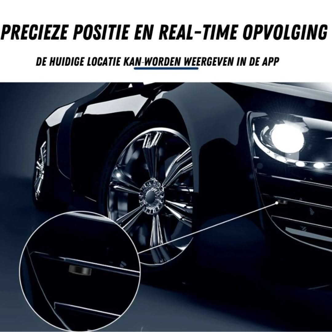 Gebruiksvriendelijke interface toont realtime locatiebepaling van de magnetische UltraTrack GPS-tracker.