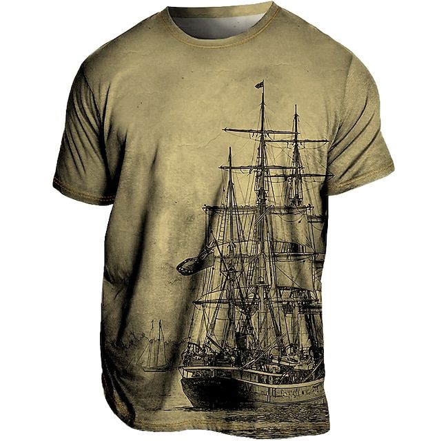Comfortabel en ademend heren zomer T-shirt, essentieel voor een casual, stijlvolle look.