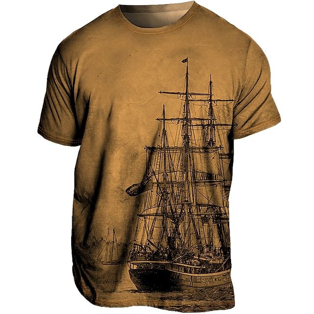 Ademend heren zomer T-shirt. Voelt comfortabel en is stijlvol, essentieel voor casual herenkleding.