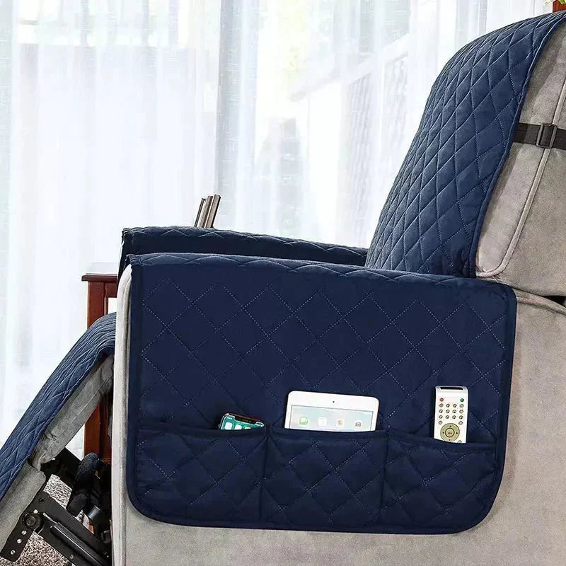 Universele zachte hoes voor fauteuils, van duurzaam polyester. Perfect voor intensief gebruik.