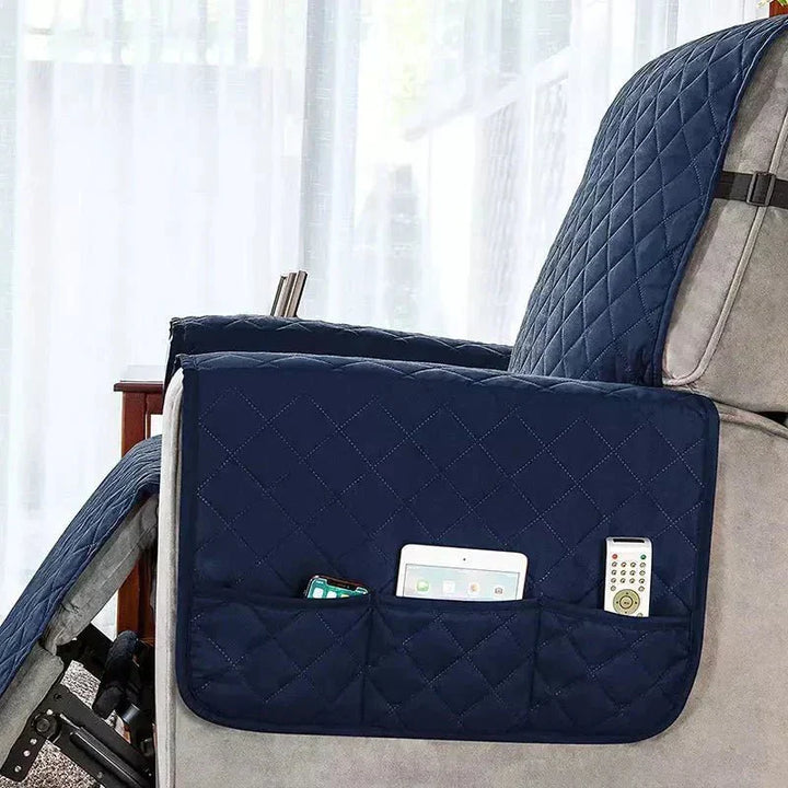 Universele zachte hoes voor fauteuils, van duurzaam polyester. Perfect voor intensief gebruik.