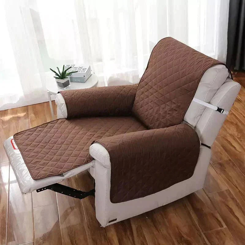 Comfortabele universele fauteuilhoes van zacht polyester. Past perfect op elke fauteuil.
