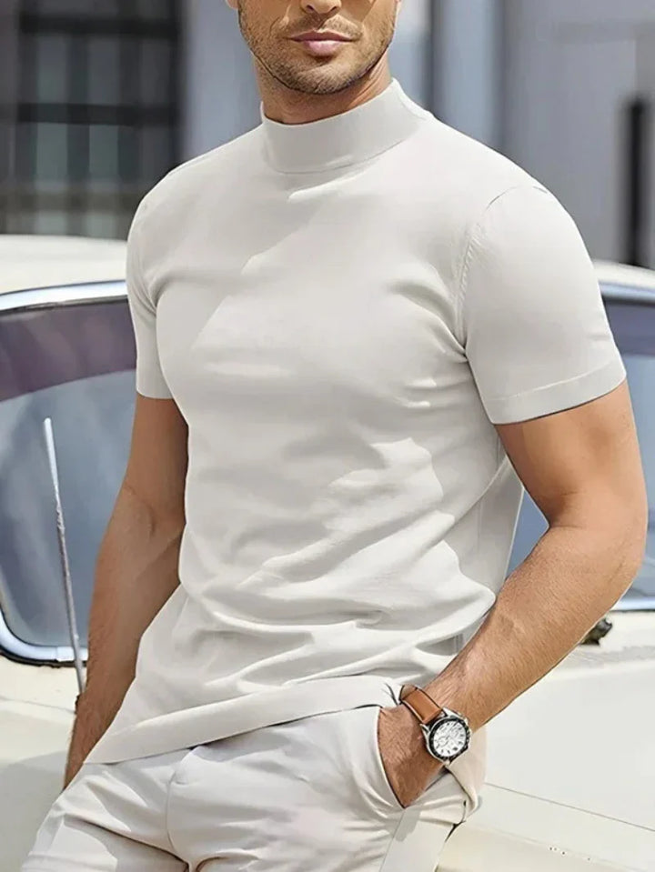 Heren zomer t-shirt, ademend en lichtgewicht, perfect voor koel comfort op warme dagen.
