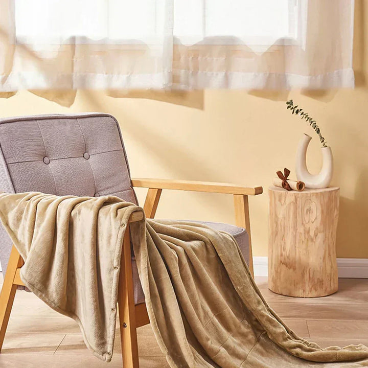 USB elektrische deken, ultrazacht en draagbaar voor comfortabele warmte thuis, op kantoor of op reis. Ideaal voor de winter.
