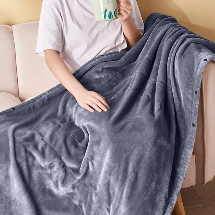 Comfortabele, zachte elektrische deken met USB-voeding. Perfect warmtekussen voor huis of kantoor. Geniet van draagbare warmte.