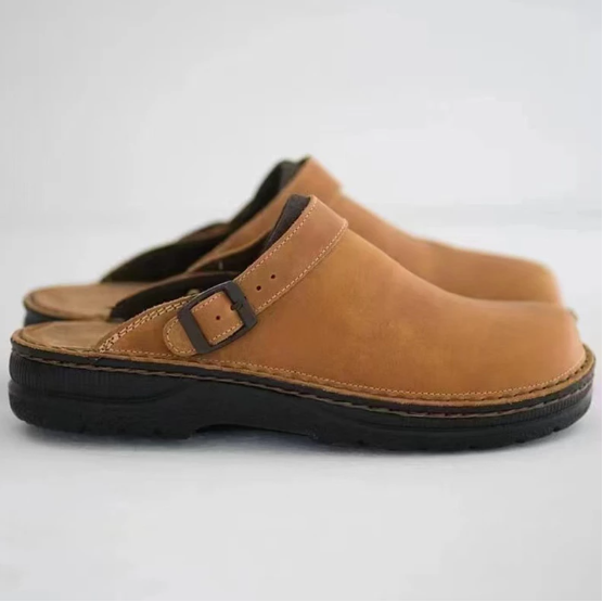 Ondersteunende heren instappers voor optimaal voetcomfort, perfect als casual pantoffels of comfortschoenen.