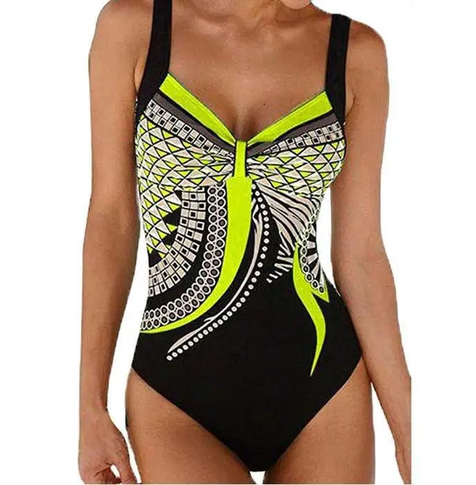 Comfortabel en flatterend dames badpak Zinnia. Ideaal voor de zomer, strand en zwembad.