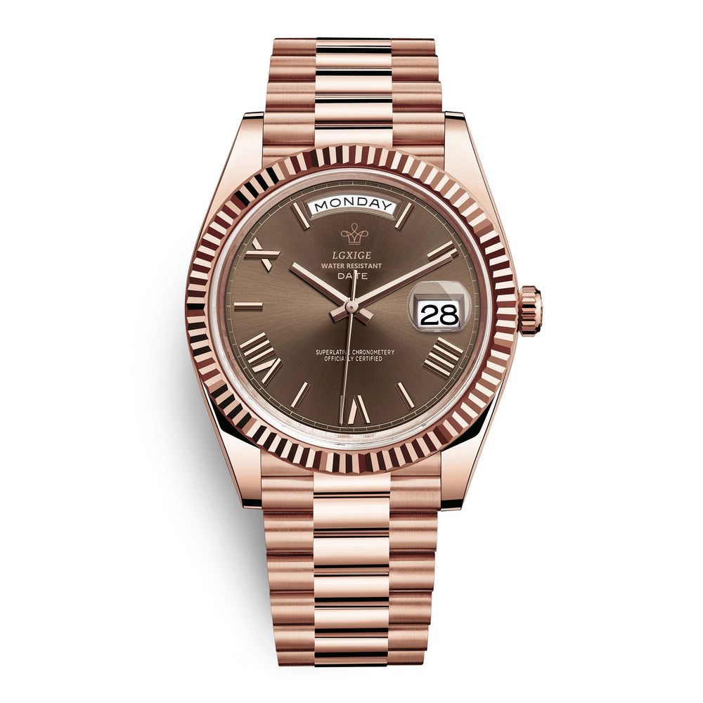 Premium Solan automatisch herenhorloge, tijdloos accessoire voor zakelijk en casual gebruik.