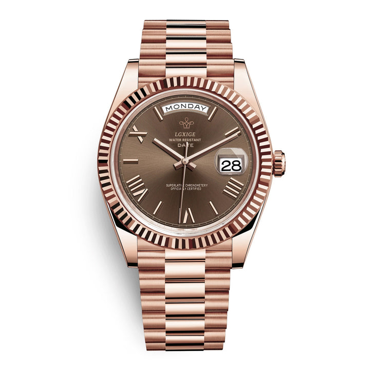 Premium Solan automatisch herenhorloge, tijdloos accessoire voor zakelijk en casual gebruik.
