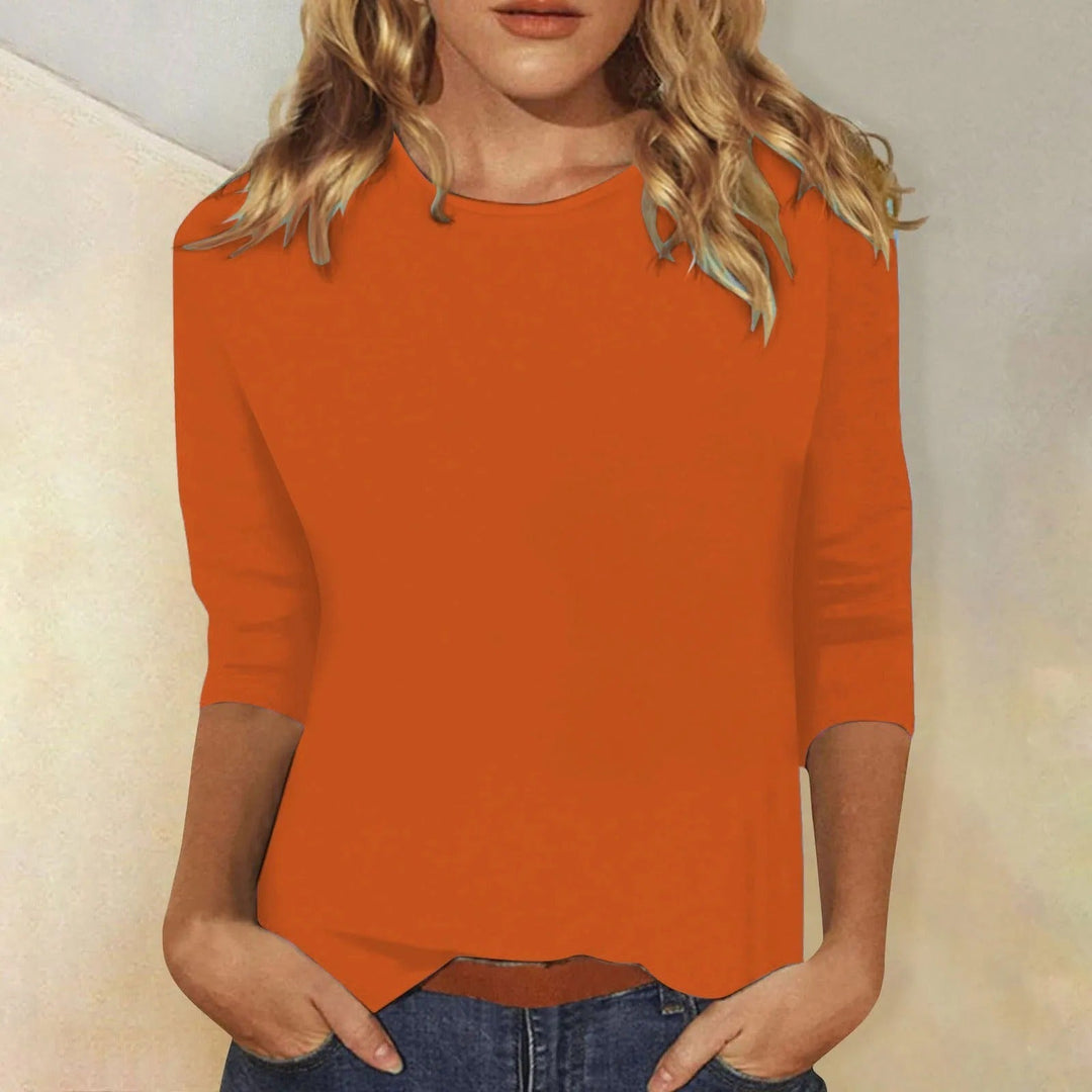 Elegante dames top met lange mouwen, ideaal voor een stijlvolle en comfortabele look.