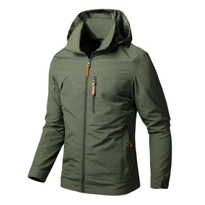 Veelzijdige Arvid heren outdoor jas voor wandelen en reizen. Waterdicht, winddicht en functioneel.