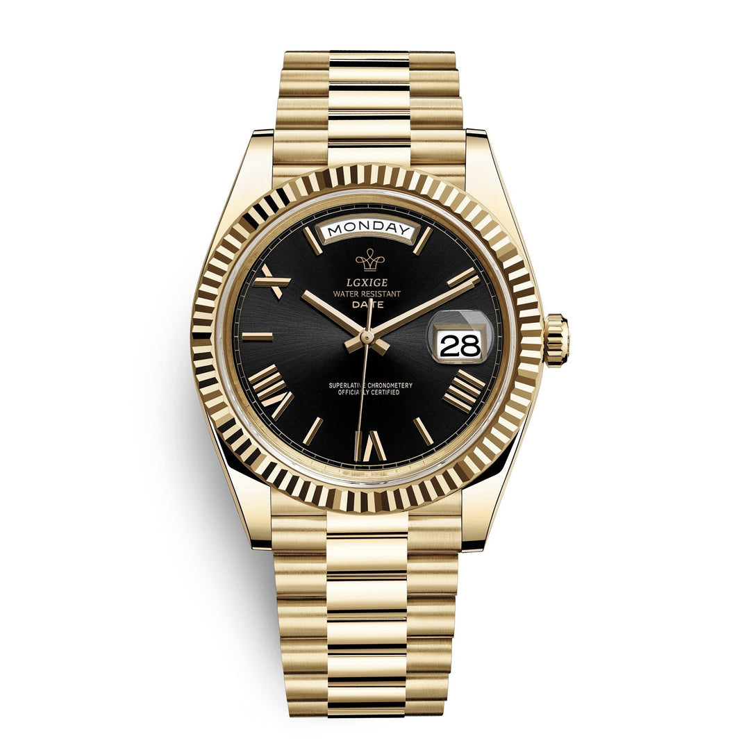 Elegant Solan automatisch herenhorloge, perfect cadeau, geschikt voor elke gelegenheid.