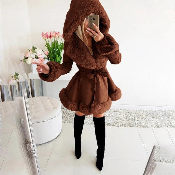 Warme en comfortabele dames winterjas, gemaakt van hoogwaardige materialen, perfect voor stijlvolle wintermode.