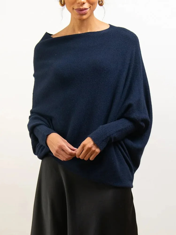 Elegante off shoulder trui dames, accentueert de schouders op een modieuze wijze.