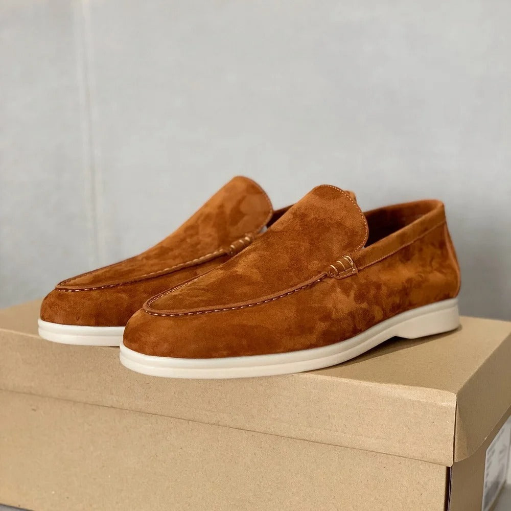 Heren loafers 'Old Money' stijl, comfortabel en elegant. Perfect voor lente/zomer casual en chique voetmode.