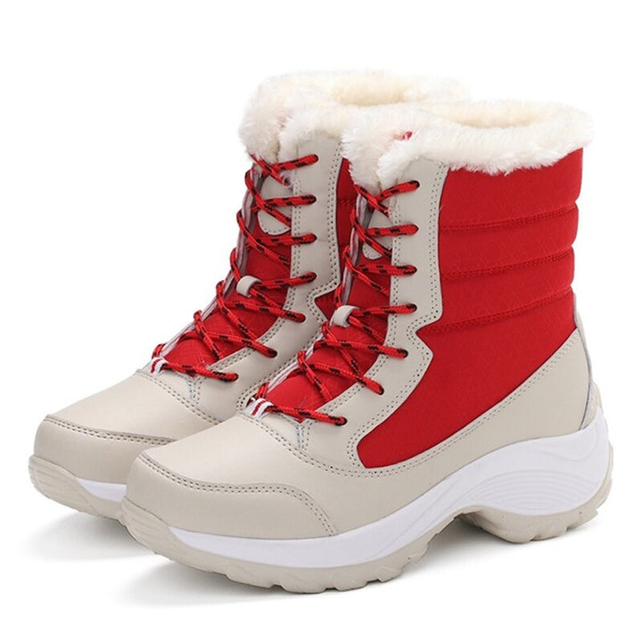 Collectie warme dames winterlaarzen in diverse kleuren, comfortlaarzen voor elke winteroutfit en bescherming tegen kou.