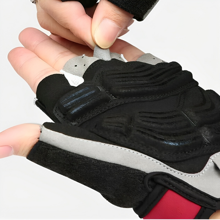 Fietsuitrusting: BikeGuard™ fietshandschoenen met anti-slip voor betere controle en comfort.