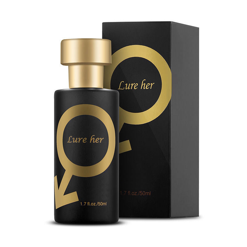 "Verleidelijke unisex parfumflesjes; zwart voor hem, goud voor haar. Elegant en veelzijdig ontwerp voor langdurige frisheid."
