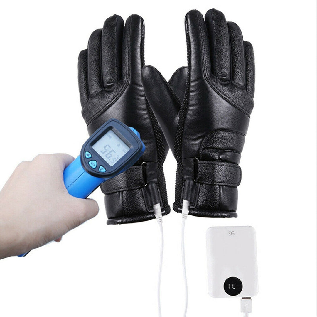 Comfortabele unisex verwarmde handschoenen voor winterkleding. Perfect voor outdoor sporten, waterdicht & touchscreen.