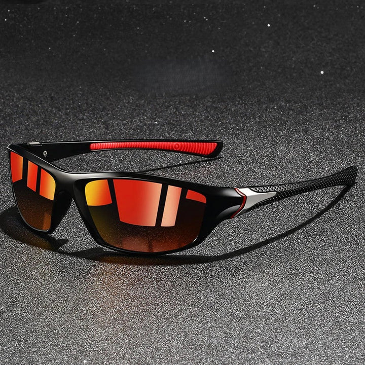 Stijlvolle en functionele unisex zonnebril, TR90 frame, gepolariseerd en UV400 beschermd.