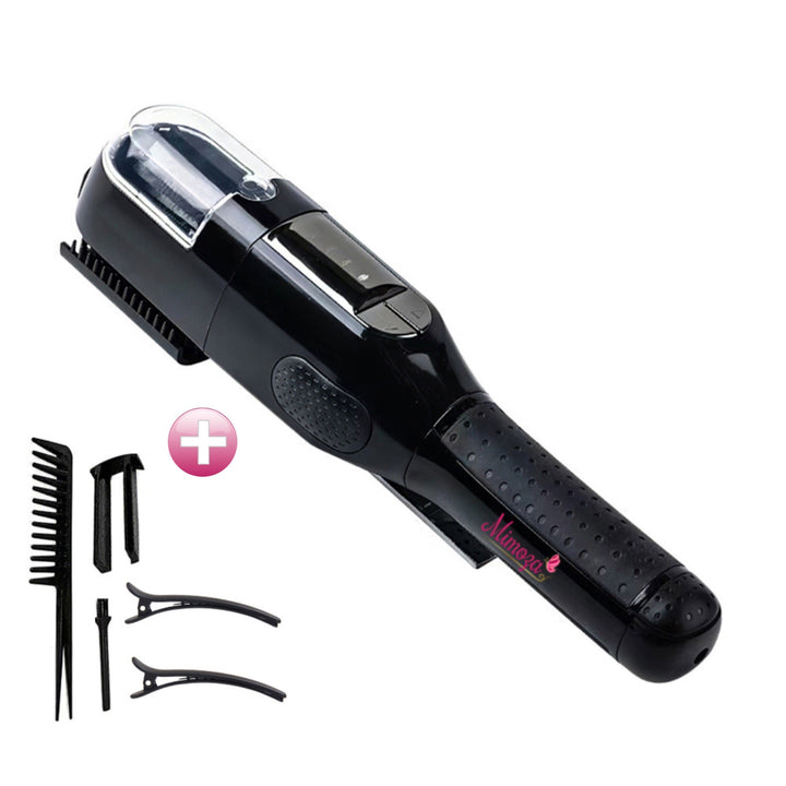Dames haartrimmer Cleo: effectieve tool voor gespleten punten, voor glad en gezond haar. Makkelijk thuis.