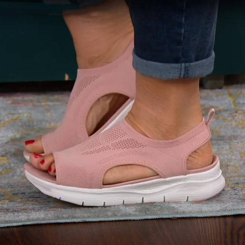 Lichtgewicht NiceFeet dames sandalen met antislipzool. Orthopedische ondersteuning en dagelijks comfort voor je voeten.