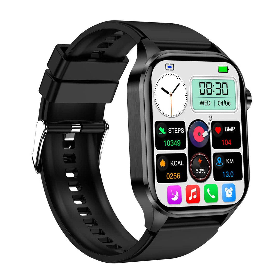 Innovatieve unisex smartwatch met EKG, bloeddruk- en glucosemeting. Tevens activiteitstracker. Gezondheid.