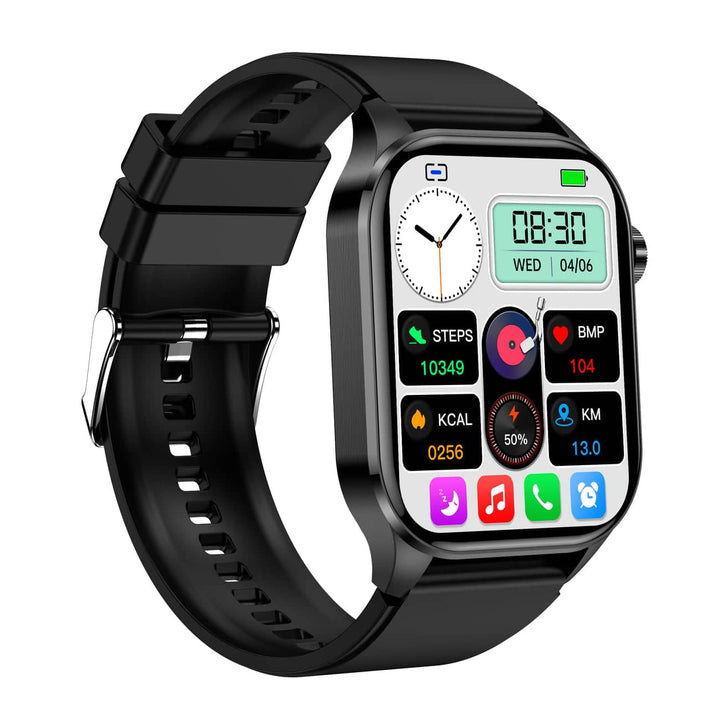 Innovatieve unisex smartwatch met EKG, bloeddruk- en glucosemeting. Tevens activiteitstracker. Gezondheid.