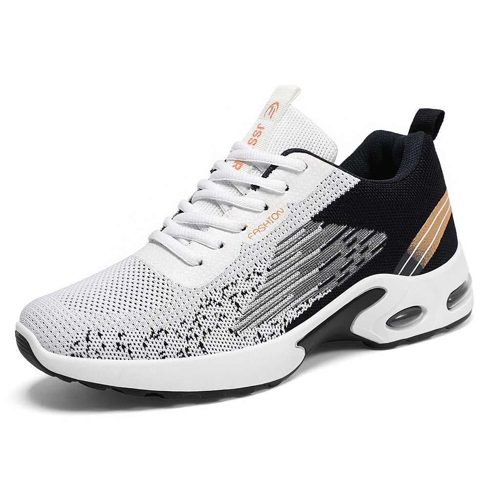 Stijlvolle heren orthopedische sneakers met luchtdemping; lichtgewicht, sportief en comfortabel voor casual look.