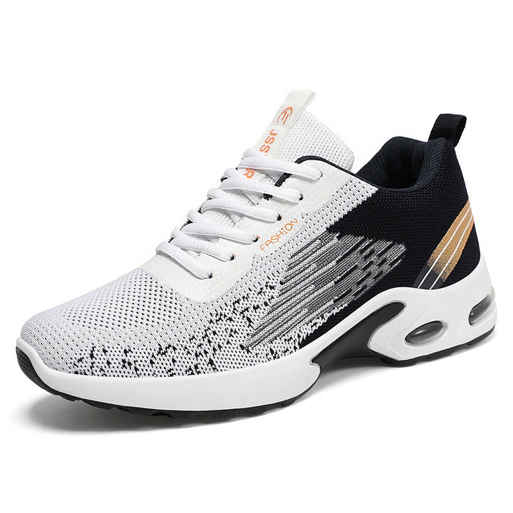 Stijlvolle heren orthopedische sneakers met luchtdemping; lichtgewicht, sportief en comfortabel voor casual look.