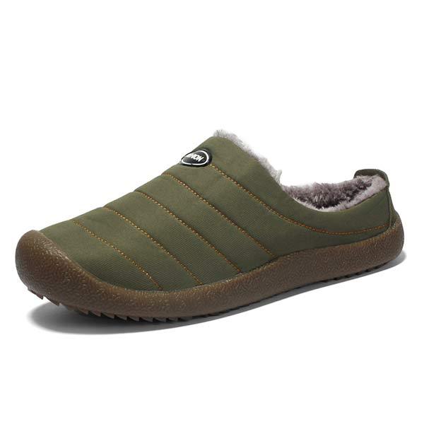 Cadeau man: warme heren sloffen, comfortabele pantoffels met zachte voering voor thuis.