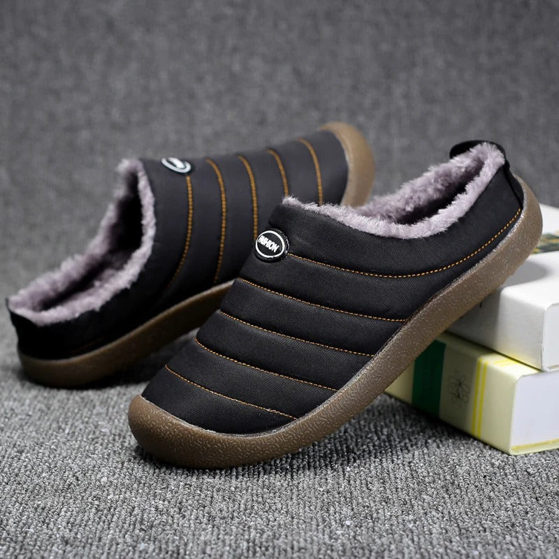 Zachte heren sloffen, gevoerd en warm, een must-have voor elke man in huis.