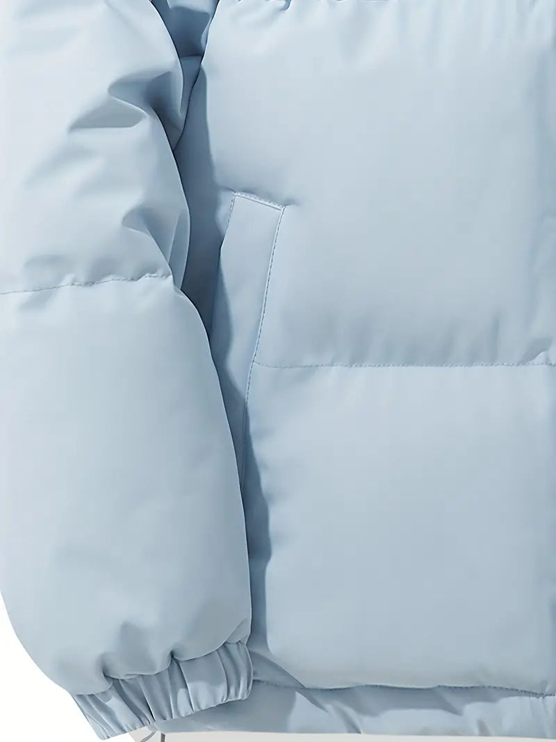 "Warme winterjas voor heren met capuchon, klassiek design en duurzame materialen voor ultieme stijl en comfort."
