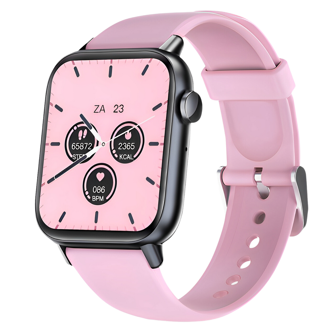 Unisex smartwatch met geavanceerde gezondheidsfuncties en stijlvol ontwerp voor dagelijks gebruik.