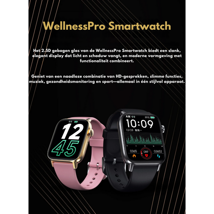 Diverse kleuren en bandjes van de unisex smartwatch, voor persoonlijke stijl en aanpassing.