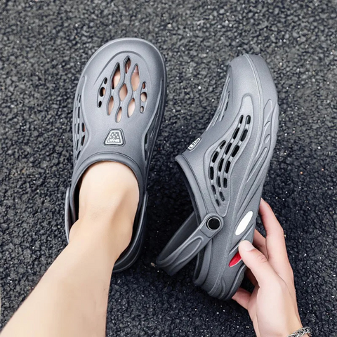 Robuuste waterdichte herensandalen; comfortabel en antislip, perfect voor buitensport en zomerschoenen.