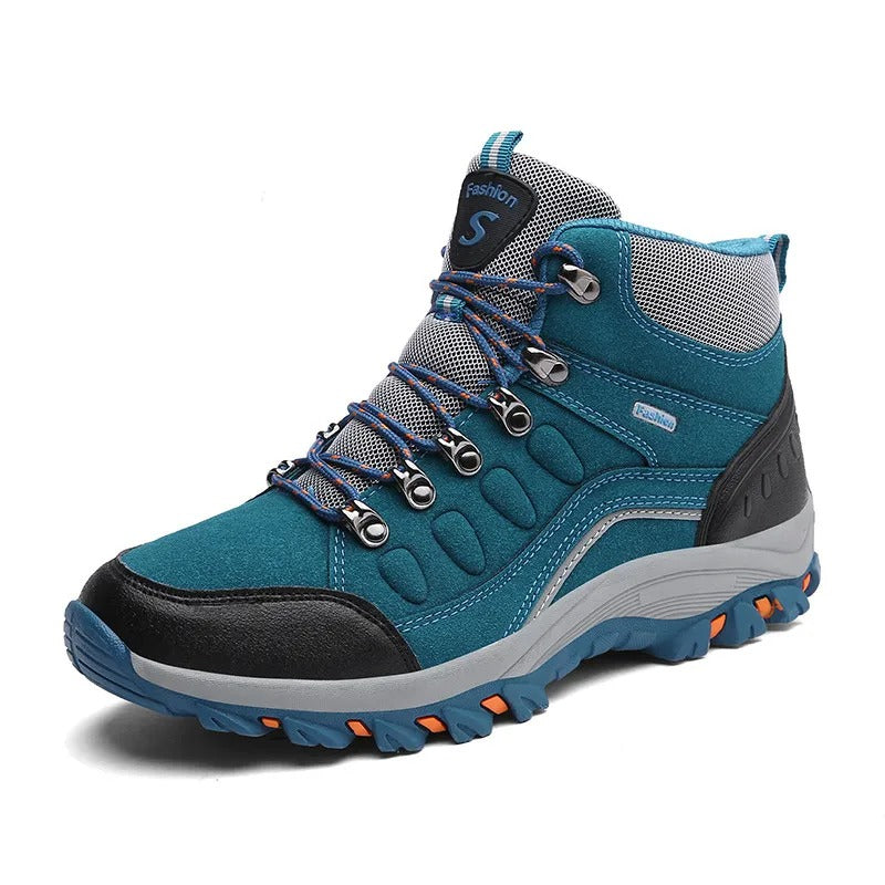 Waterdichte hiking schoenen voor dames met stevig ontwerp en stijlvolle uitstraling. Perfect voor outdoor avonturen.
