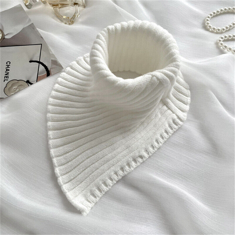 Zachte gebreide katoenen col sjaal Aria, dames winter sjaal met trendy stijl en behaaglijke warmte.